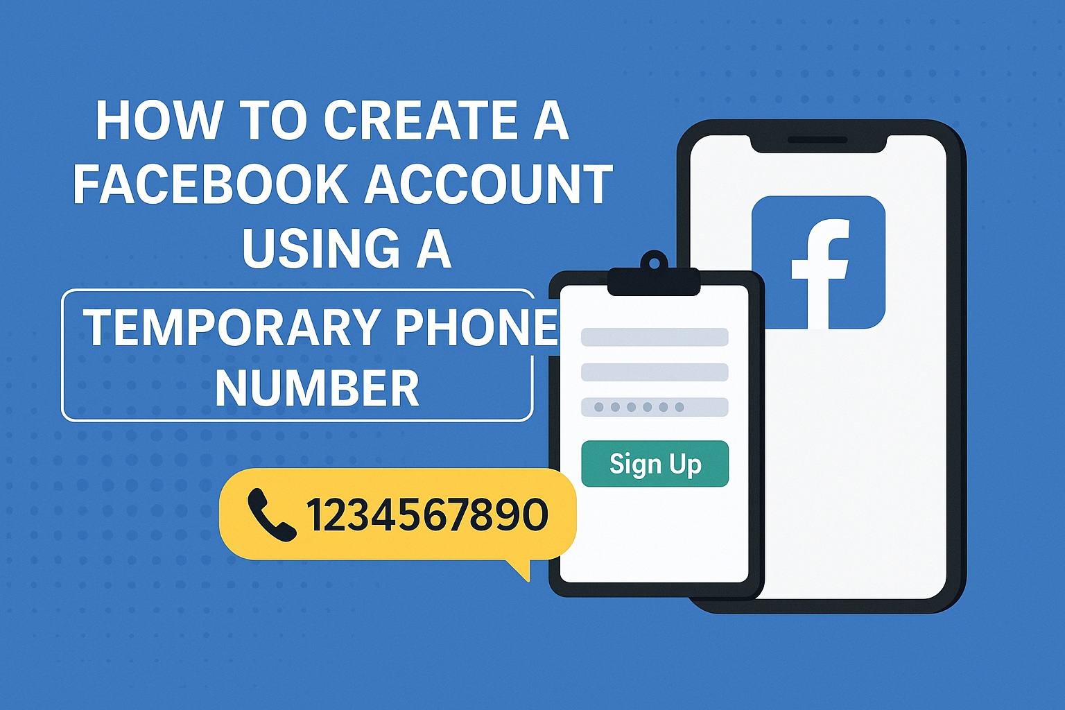 How to Create a Facebook Account Using a Temporary Phone Number (Free & Safe)